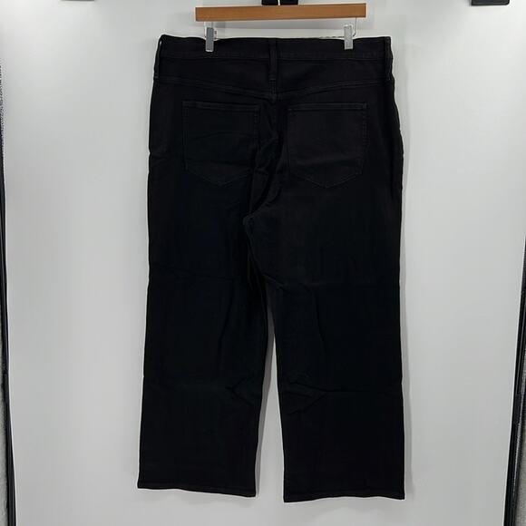 J. Crew Women's 96 Slim Wide Leg Jeans - Black - 34 - New with tags - Picture 8 of 9